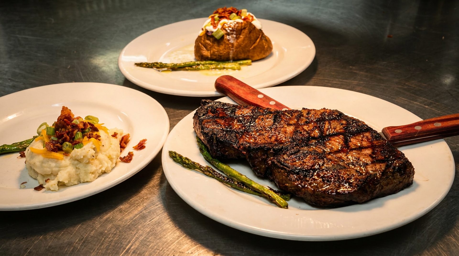 The steaks